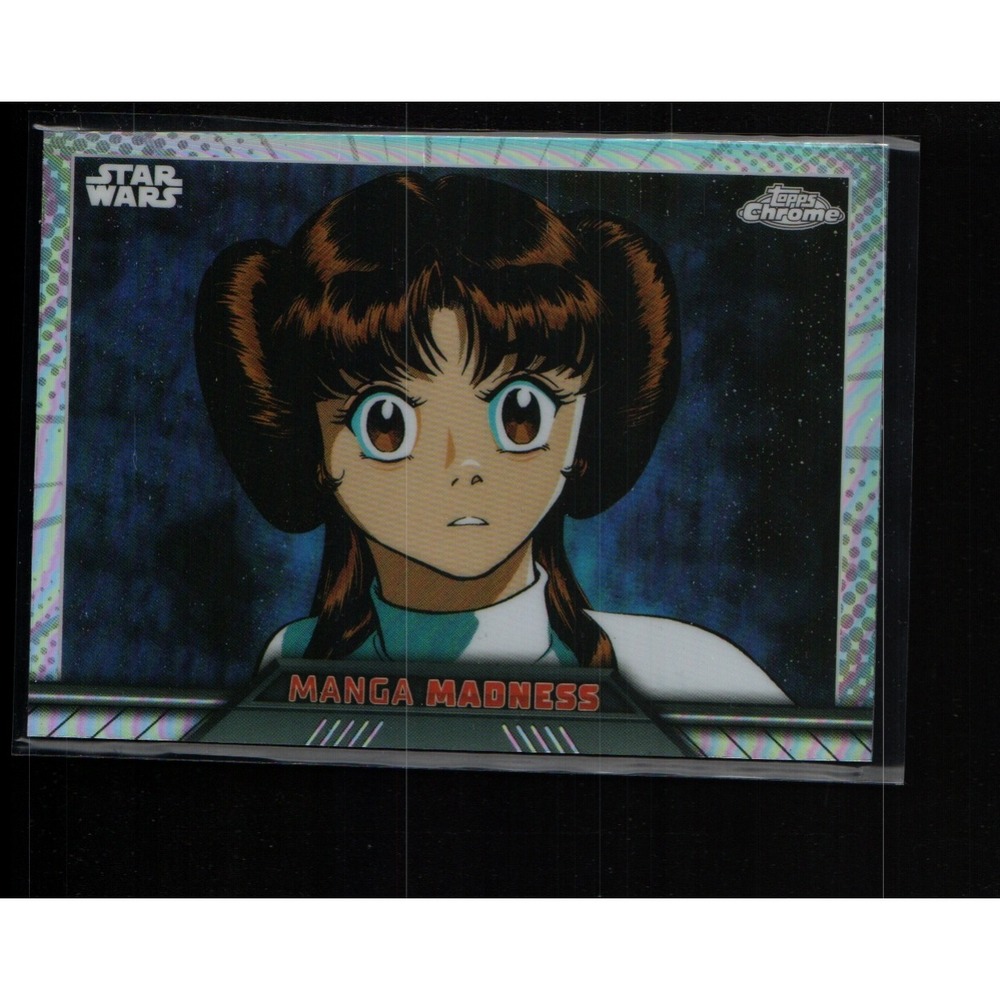 2023 Topps Chrome Star Wars Princess Leia #MM-14 Manga Madness